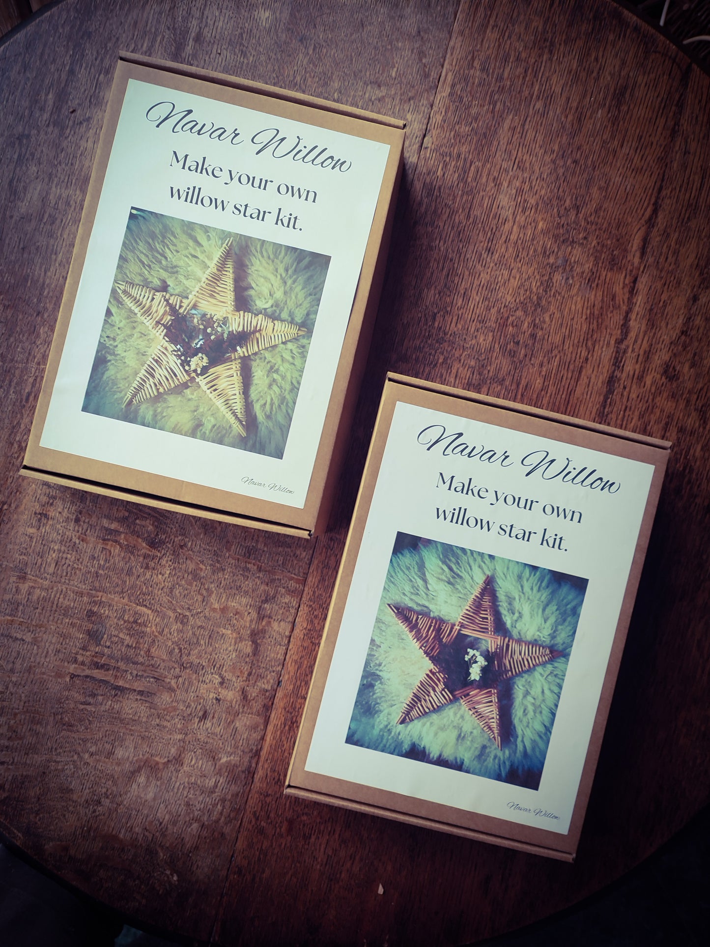 Craft your own Brown Willow Star Kit