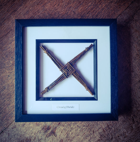 Framed St. Brigid's Cross